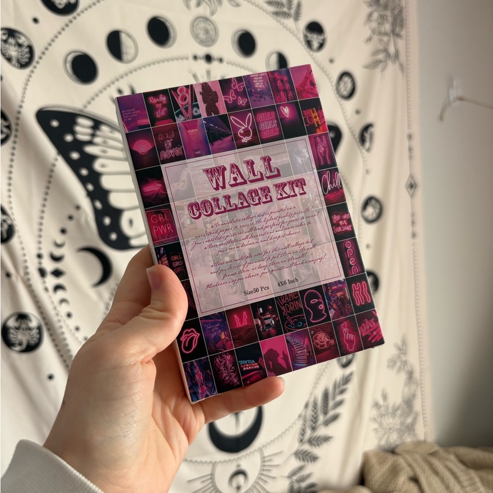 Pink Wall Collage Kit